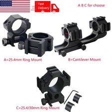 25.4/30mm Ring Cantilever Mount/Tri-rail Picatinny Rail Mount/1" Ring Mount US