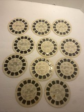 View-Master Lot of 11 Vintage Reels of Wonders of the World, Scenic Picture Tour