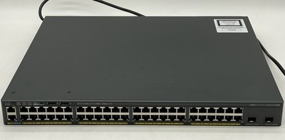 Cisco WS-C2960X-48FPD-L 48-Port PoE+ Switches W/Power Supply