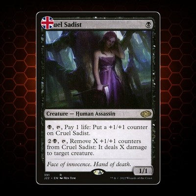 MTG - Cruel Sadist - J22 - EN - EX
