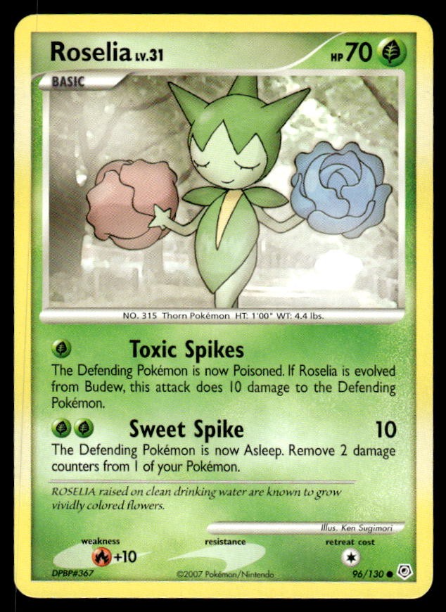 Diamond and Pearl #96/130 Roselia