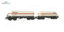 ELECTROTREN HE6002 - RENFE Set di 2 carri cisterna a 4 assi Zags, "IVEXA", Ep. V
