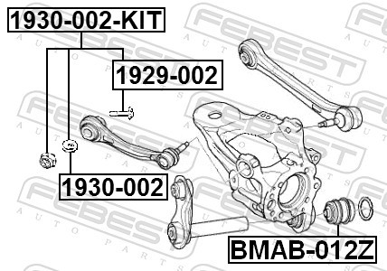 Fits FEBEST 1929-002-KIT SCREW WITH ECCENTRIC   ⭐UK Stock⭐