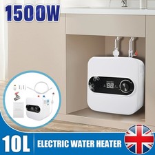 10L 1500W Electric Instant Hot Water Heater Under Sink Small Water Tank Kitchen