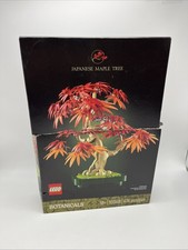 SEE PICS LEGO Botanicals Japanese Red Maple Bonsai Tree - 10348