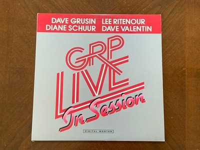 DAVE GRUSIN LEE RITENOUR SCHUUR GRP LIVE IN SESSION Excellent VINYL  GRP A 1023
