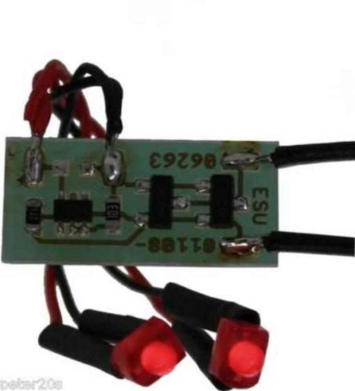 ESU 50705 DC & DCC Tail Lights Red X1 Pair