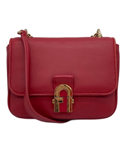 Furla Chain Shoulder Bag Red