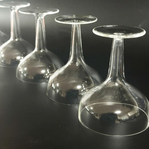 6X Vintage HOLLOW STEM CHAMPAGNE GLASSES Coupes BUBBLY Stemmed 150ml - Picture 4 of 7