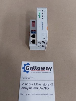 Wago 750-363 EtherNet IP Fieldbus Coupler Module PLC Controller 
