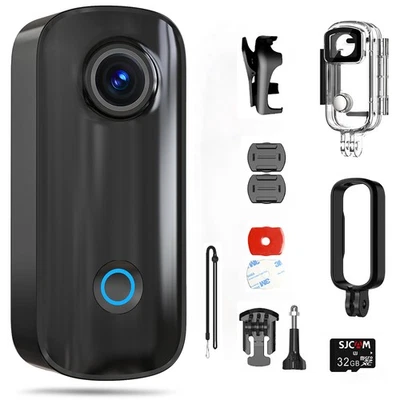 SJCAM C100 Plus Action Cam 4K 30M Wasserdicht Mini Body Camera Sport Kamera WiFi