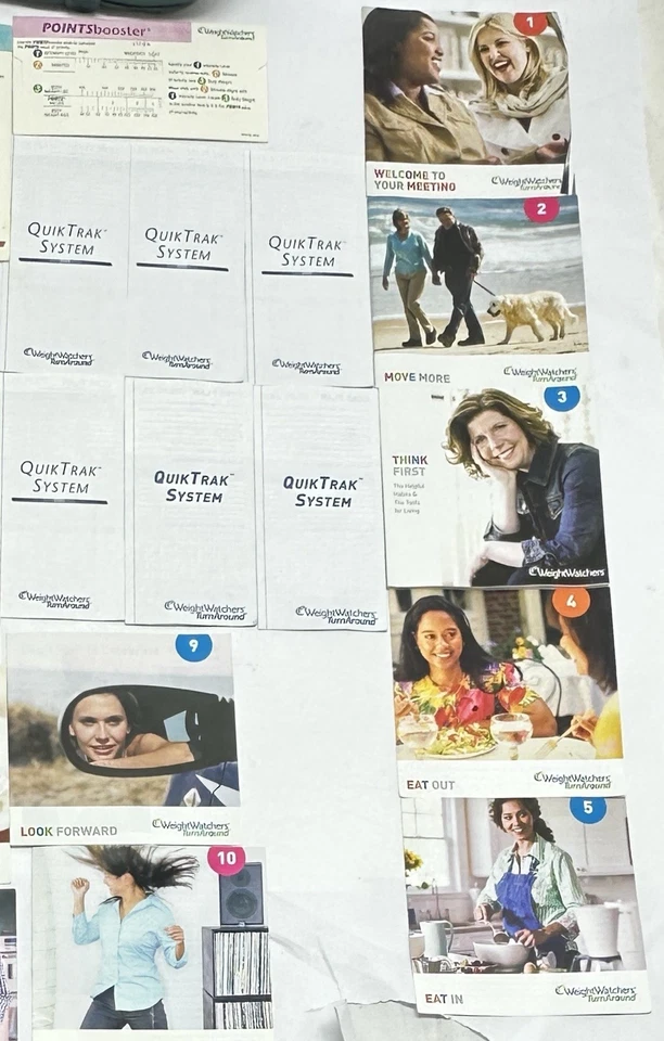 Weight Watchers TurnAround Materials POINTSFinder Slide QuikTrak 1-10 Week ++ - Image 3 of 4