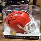 Josh Gordon Browns AUTOGRAPHED Mini Helmet Cleveland Orange