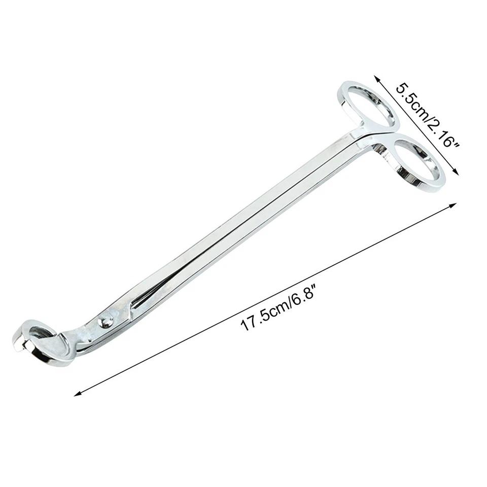 Recortador de mechas para velas cortador de mechas mecha de tijera herramienta cortador de velas acero inoxidable Foto 2 de 4