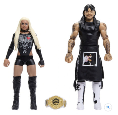 WWE Main Event Figuren Liv Morgan vs Dirty Dominik Mysterio 2er Set Mattel