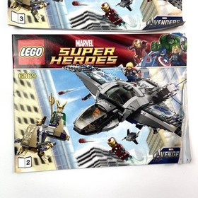 LEGO Marvel Super Heroes 6869 Avengers Instruction Manuals Booklets 2 & 3
