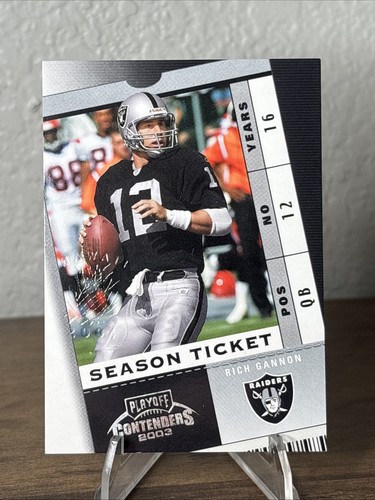 Rich Gannon [Hawaii 2004] #47 2003 Playoff Contenders card