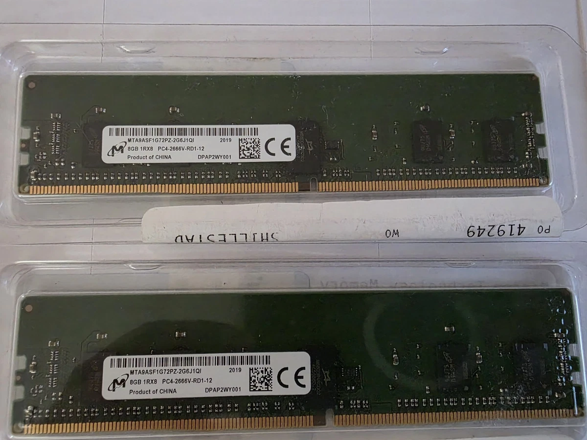 PC4-21300 (DDR4-2666) Bus Speed ECC Network Server Memory (RAM
