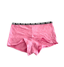Victoria's Secret PINK Logo Boyshort Shortie Panty Pink