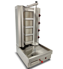 OLI 4 Burner Gas Doner Kebab Machine LPG/NG Commercial Grill Catering Equipment
