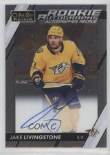 2023-24 O-Pee-Chee Platinum Rookie Auto Jake Livingstone #R-LI Auto 12l5