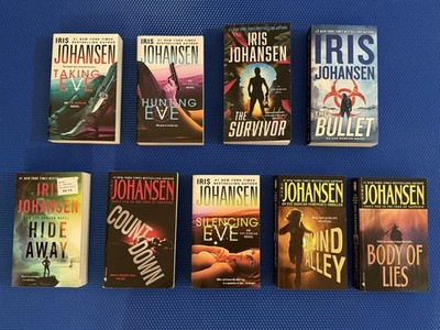 Eve Duncan Books by Iris Johansen Full Set 31 Books Mix Hard And Soft Cover