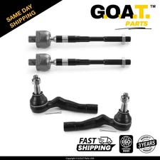 Inner&Outer Tie Rod Ends for 2003-2007 Infiniti G35 2003-2009 Nissan 350Z
