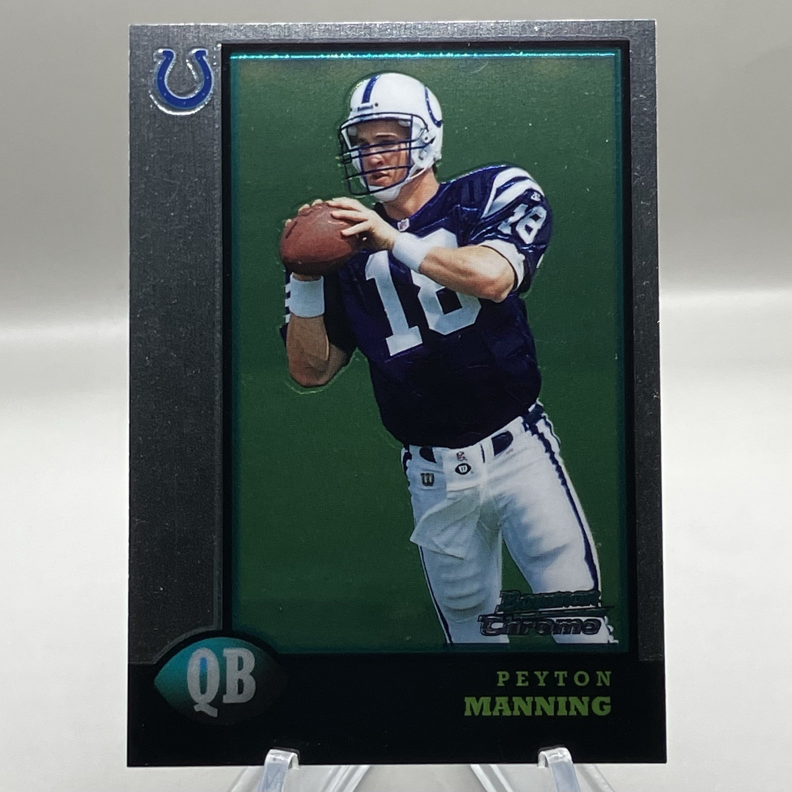 1998 Peyton Manning Bowman Chrome Preview #BCP1 Rookie Card RC