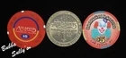 Group of 3 Assorted Casino Tokens