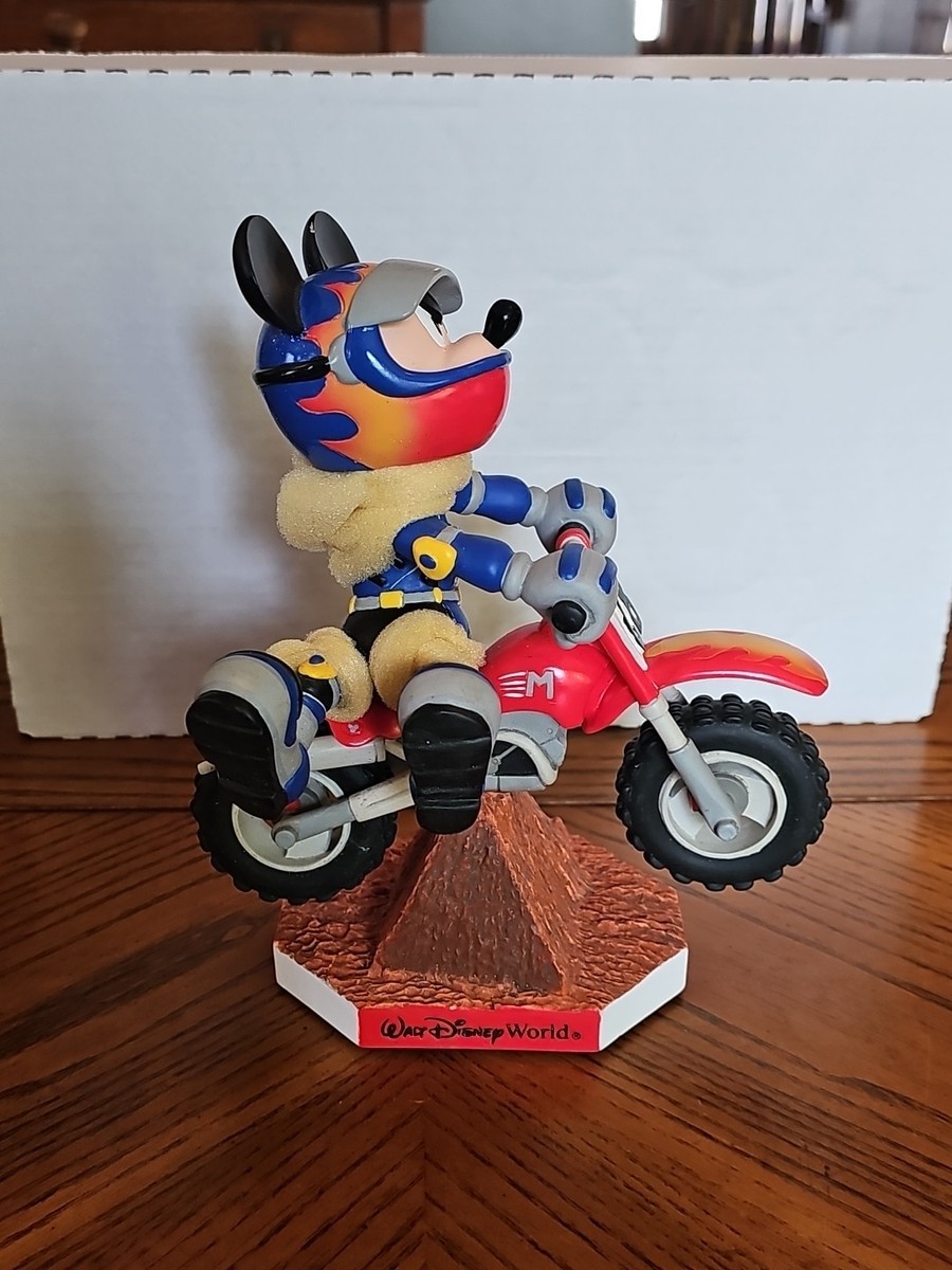 Mickey Mouse Dirt Bike Motocross Bobblehead Walt Disney World