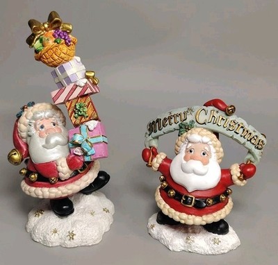 2 Merry Christmas Dreamsicles 11363 Santa Figurine 2000-01 Gifts Galore Kristin