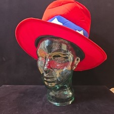 Vintge Hand Blown Glass Mannequin Hat Display