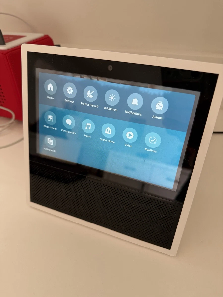 Amazon Echo Show (1st Generation) Alexa White Smart Speakers for