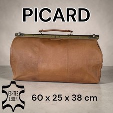 Borsa da viaggio vintage in vera pelle Picard borsa da medico Weekender Leather Travel Bag