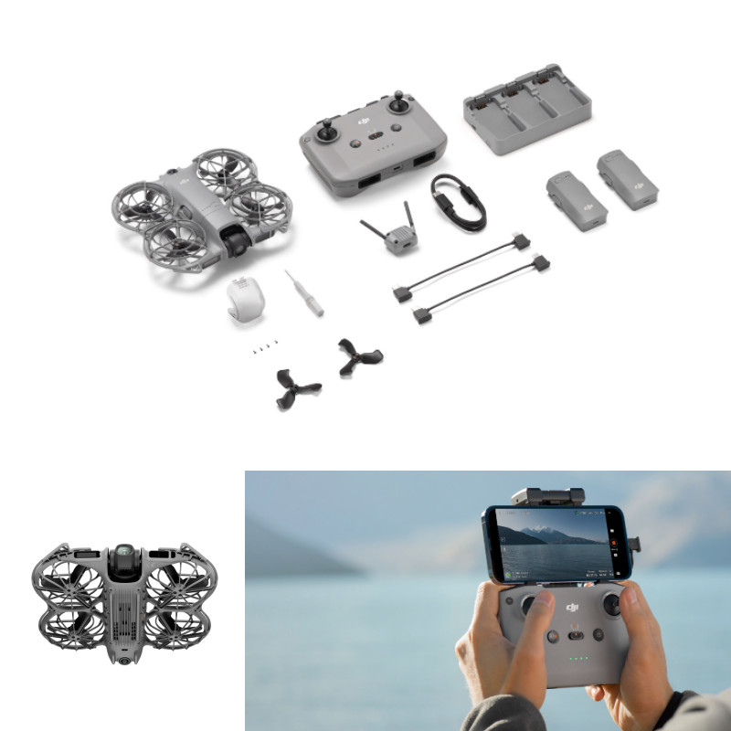 DJI Neo 2 Fly More Combo Drone RC-N3 Battery x3 Gesture Cont