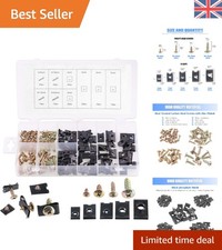 Versatile 170-Pc U-Clip and Screw Assortment for Wires and Cables - Heavy Duty