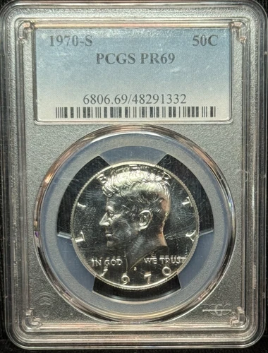 PCGS PR 69 - 1970 S Kennedy Half Dollar Silver 50C Coin -332