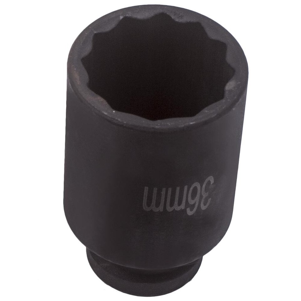 1/2" Drive Spindle Axle Nut Socket Kit 12 Point 30mm 32mm 34mm 36mm ...