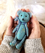Tiny Teddy MEMORY BEAR Sewing PATTERN , Miniature Bear by My Fabric Heaven, UK