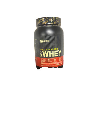 Optimum Nutrition Gold Standard 100% Whey Protein, Strawberry & Cream DENTED