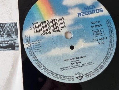 7" Single B.B. King - Ain't nobody home Vinyl Germany - Picture 3 of 5