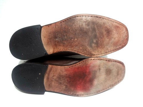 ZAPATOS DE MODA PARA HOMBRE LISTOS CON PUNTA OXFORDS HECHOS EN ITALIA 12 M - Imagen 7 de 7