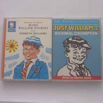 More William Stories Kenneth Williams + Just William 2 Audio Book Cassettes BBC