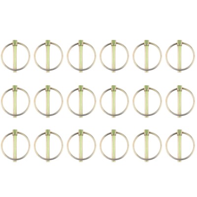 18PCS  4.5 / 6 / 8mm Klappstecker Klappsplinte Klappsplinten Sortiment Bolzen