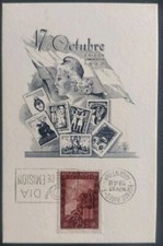 Carte MAXIMUM timbre République argentine émission commémorative 1948...