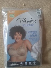 Playtex Underwire Bra Secrets Body Revelation Lace Trim Womens Balconette Smooth