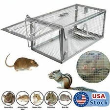 Live Humane Cage Trap For Squirrel Chipmunk Rat Mice Rodent Animal Catcher