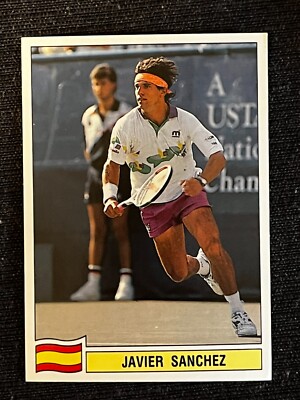 AUFKLEBER PANINI TENNIS ATP TOUR 1992 JAVIER SANCHEZ SPANIEN # 136 NEU
