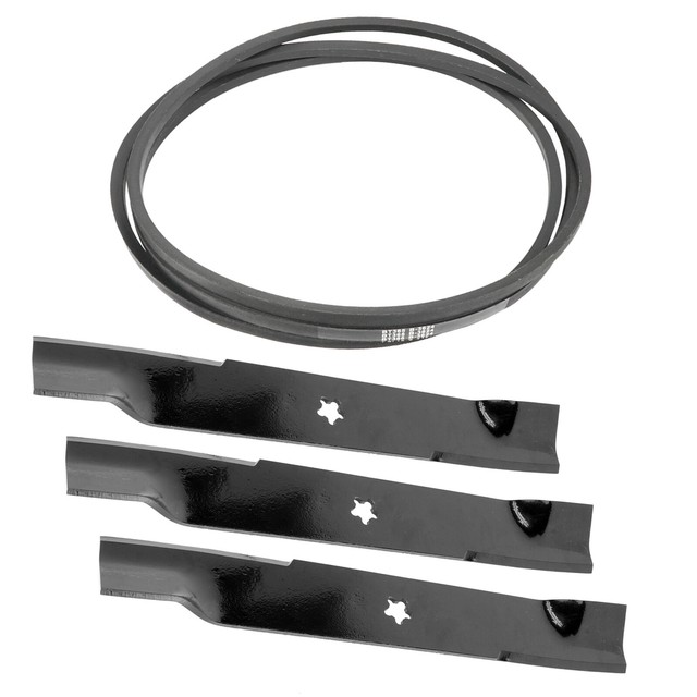 Deck Belt 574845603 Blade 574870801 For Husqvarna GTH24V52Ls GTH26V52Ls