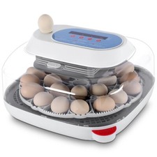 Egg Incubator 24 Eggs Incubator with Automatic Egg Turning 360 view with 4 Modes